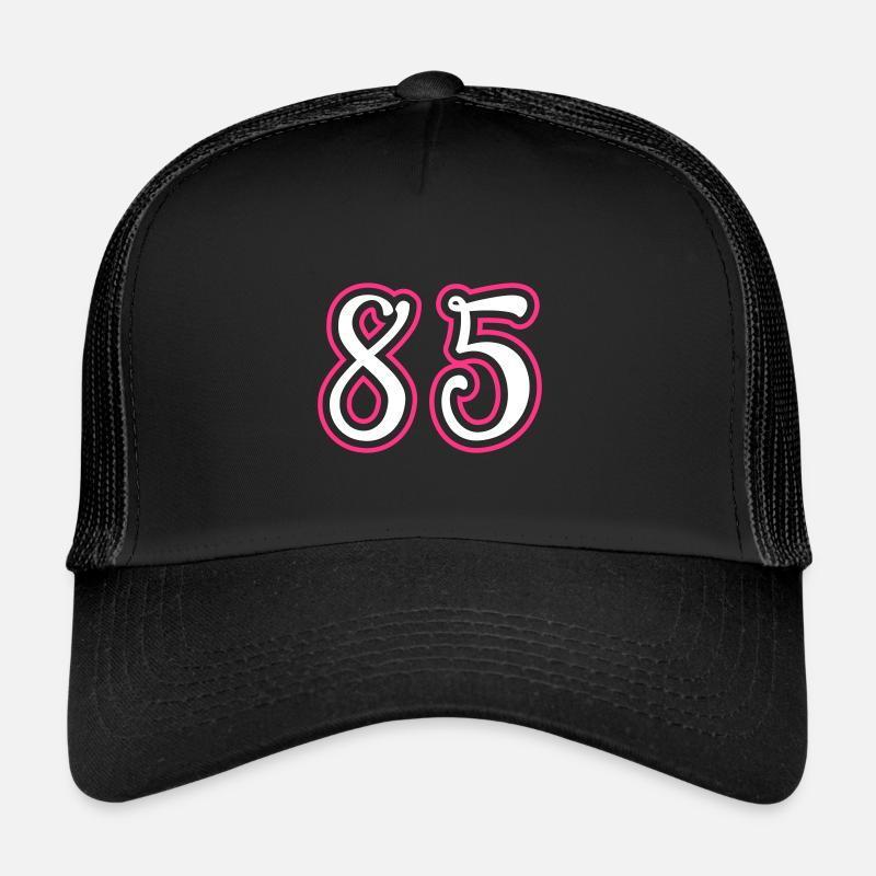 85 Numéro de numéro Casquette trucker 
