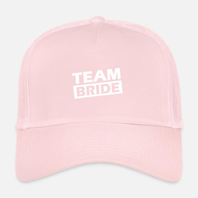 Team Bride Hochzeit Spruch Trucker Cap