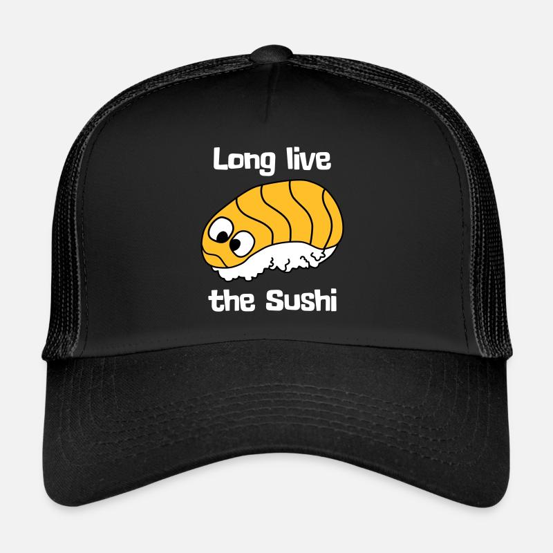 Long live the sushi - Trucker Cap - black/black