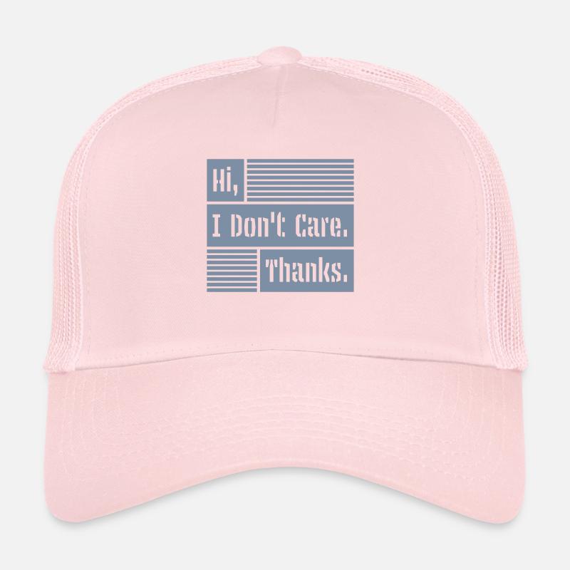 Salut je m’en fiche Casquette trucker 