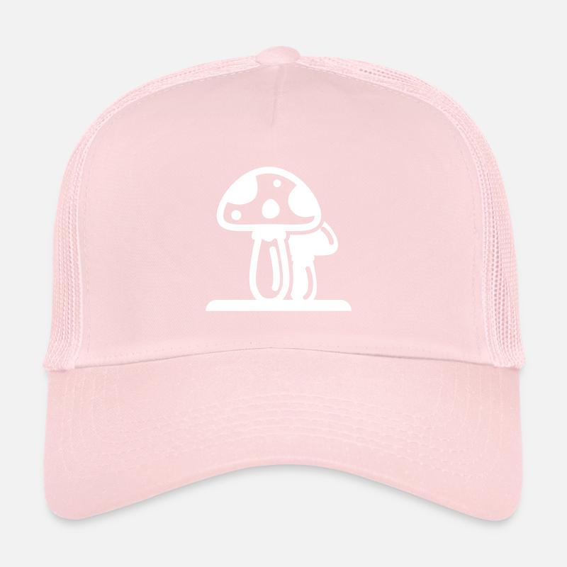 Symbole des champignons Casquette trucker 