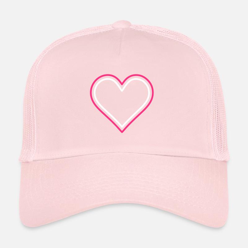 Heart Symbol Design Trucker Cap