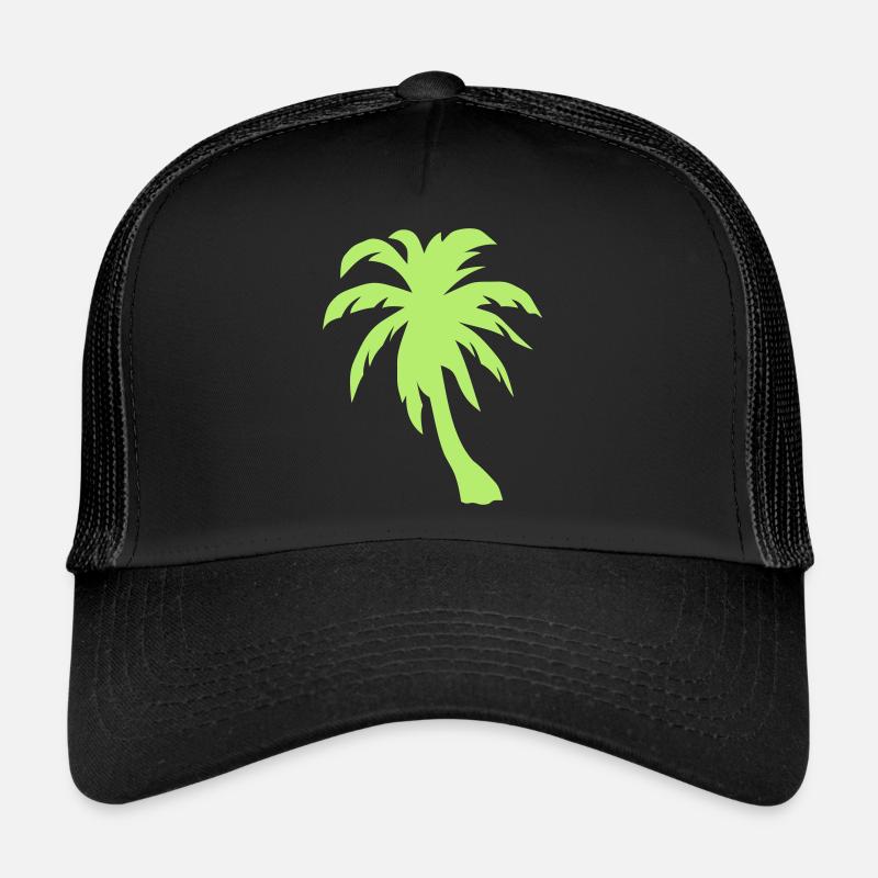 palmier arbre palmiers Casquette trucker 