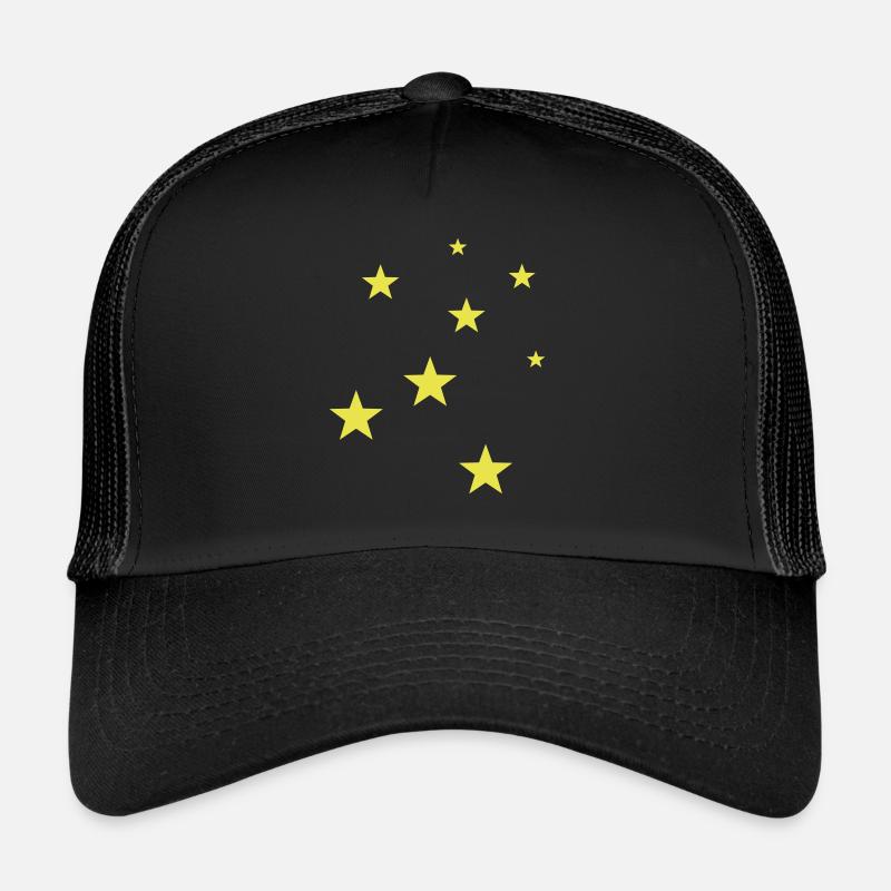 feu d'artifice - Casquette trucker  - noir/noir
