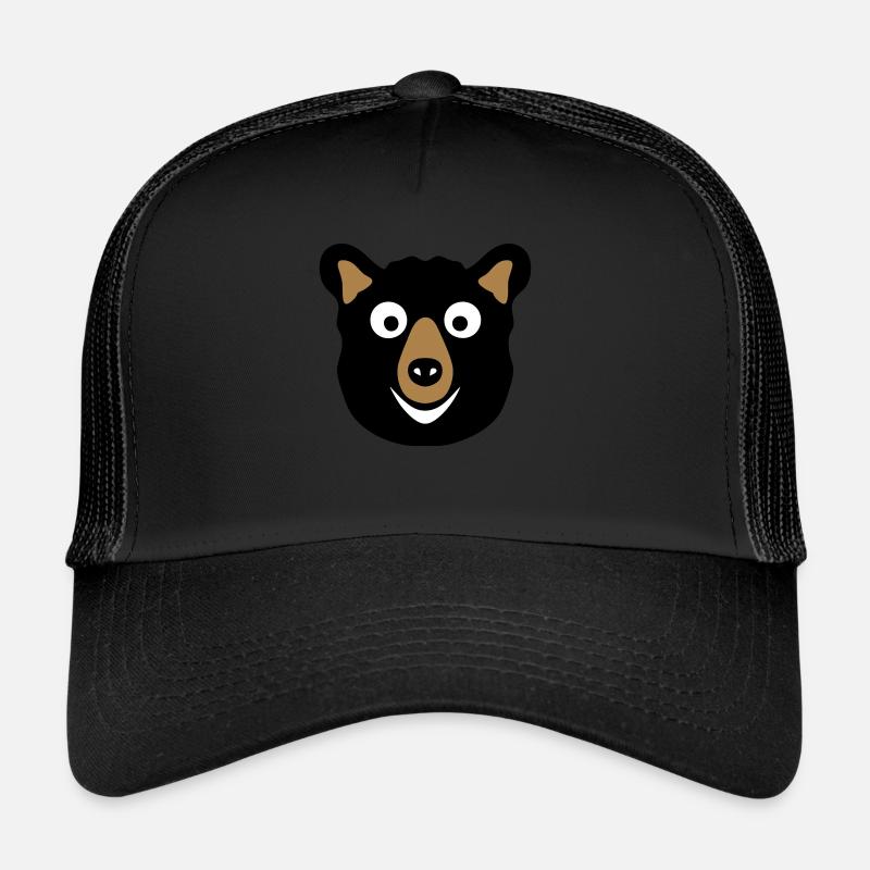 bear drawing cartoon animals Trucker Cap
