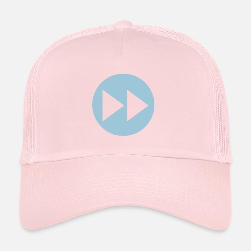 bouton avance rapide fleche 24 Casquette trucker 