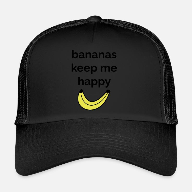 Bananas keep me happy Casquette trucker 