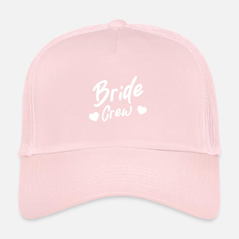 Bride Crew Herz Trucker Cap