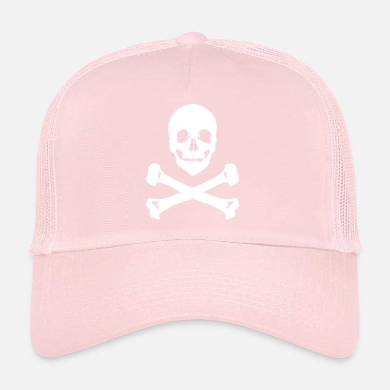 Pirate skull Trucker Cap