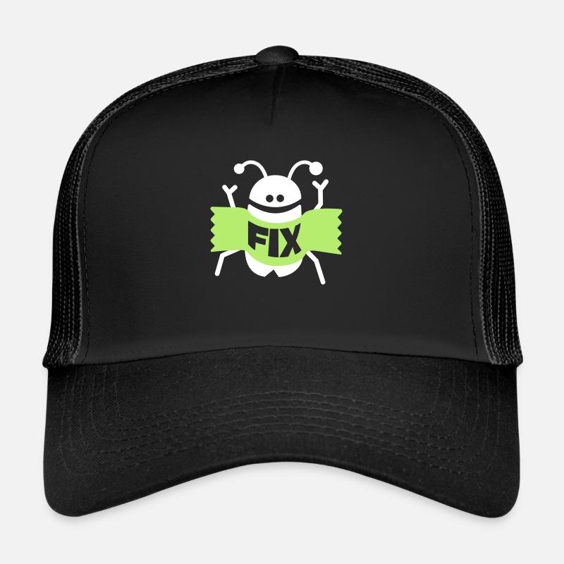 bande de correction de bogue Casquette trucker 