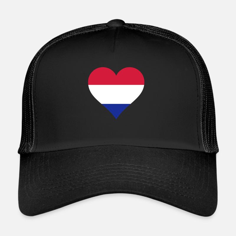 Coeur Hollande Couleurs Casquette trucker 