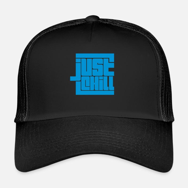 Dire juste chill Logo Casquette trucker 