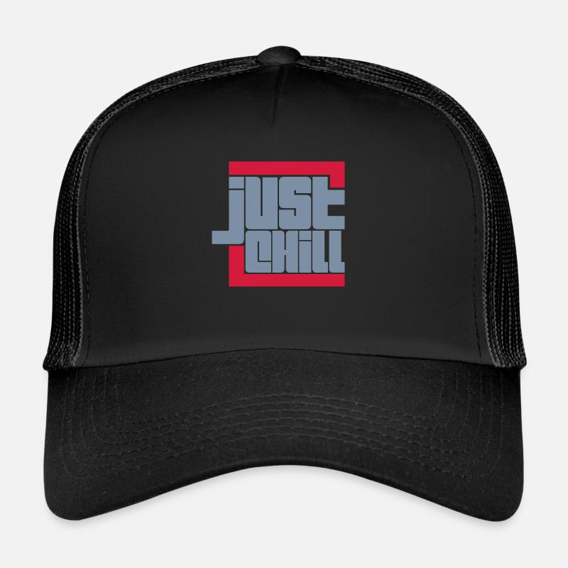 Citez le logo Just Chill Casquette trucker 