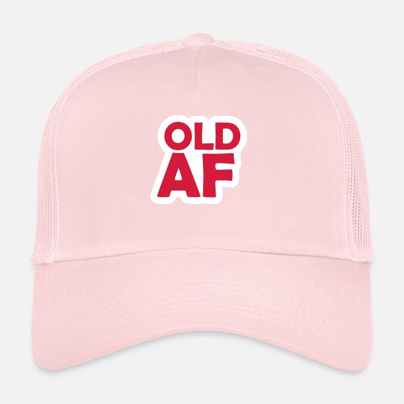 ancien logo de texte AF Casquette trucker 