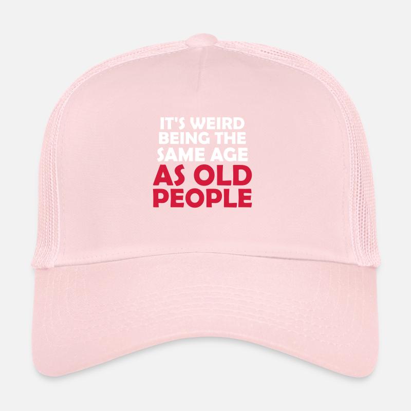 être âgé Casquette trucker 