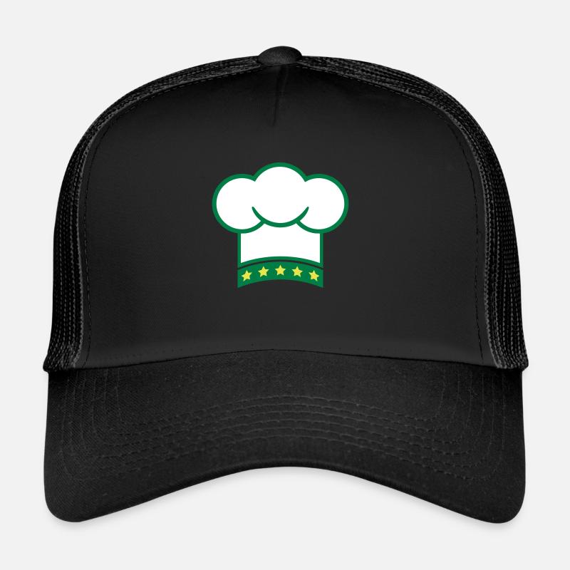 5 Star Chef's Hat Kitchen Master Chef Cool Trucker Cap