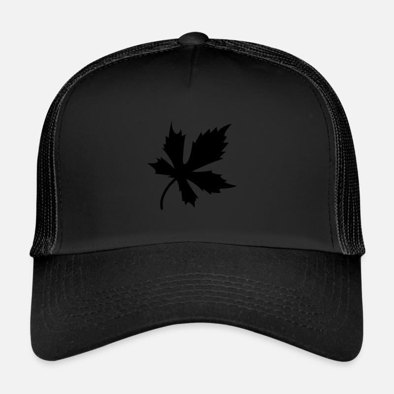 blatt - Trucker Cap - Schwarz/Schwarz