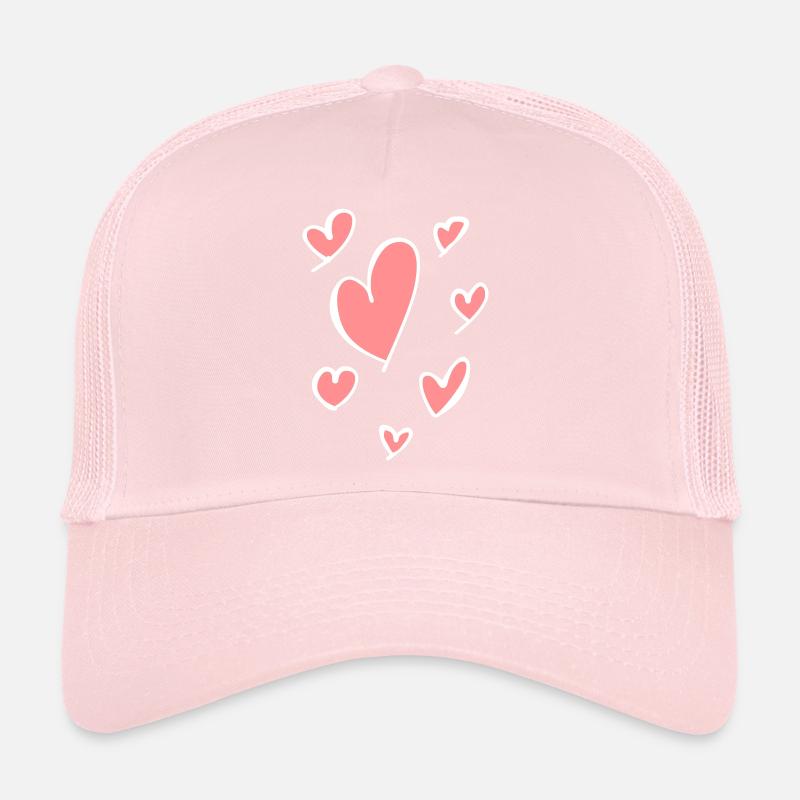 Seven Hearts - Idée cadeau Saint Valentin Casquette trucker 