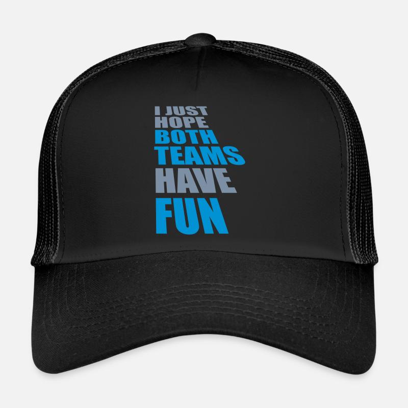 Les deux équipes s’amusent Casquette trucker 