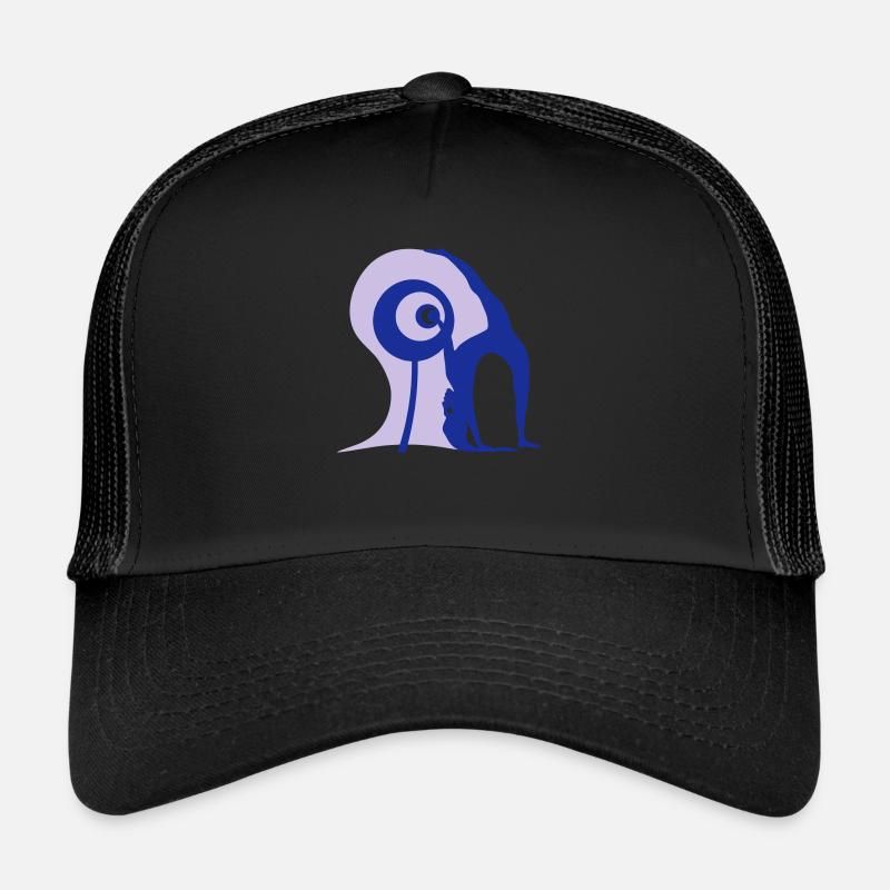 Justification. Manipulation de la perception - Casquette trucker  - noir/noir