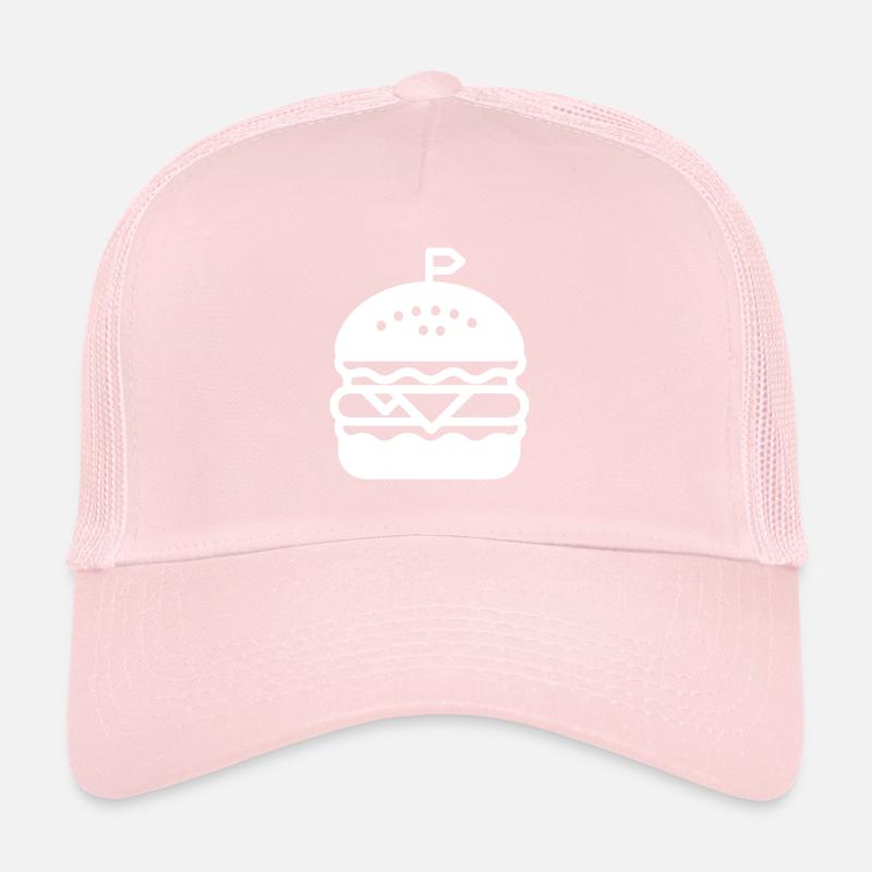 Silhouette de l’icône du hamburger Casquette trucker 