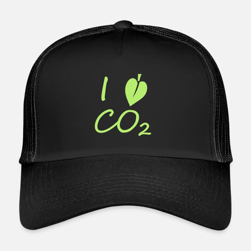 i love full green CO2 - Trucker Cap - black/black