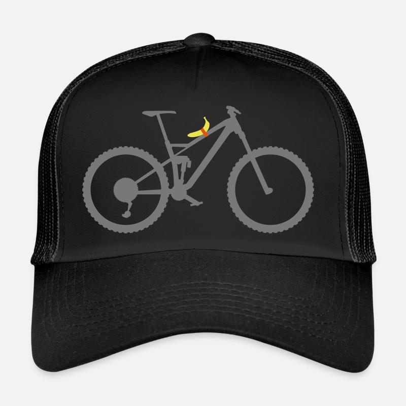 Mountainbike mit Proviant Trucker Cap