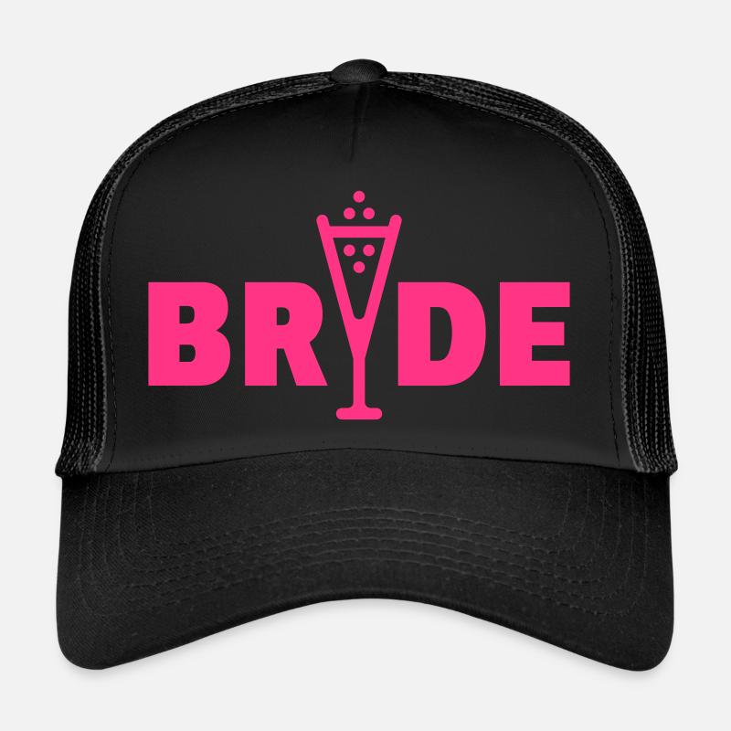 Bride Bubbly (Hen Night Bachelorette Party / Pink) Trucker Cap