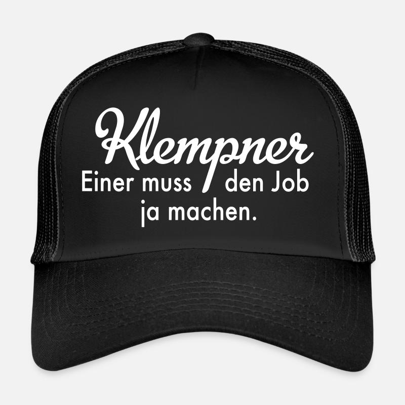 KLEMPNER - Trucker Cap - Schwarz/Schwarz