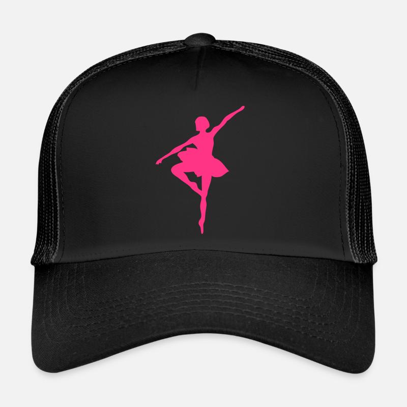 dancer ballet dancer - Trucker Cap - black/black