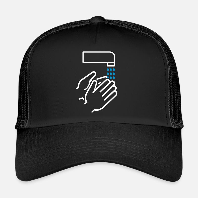 Hände waschen Trucker Cap
