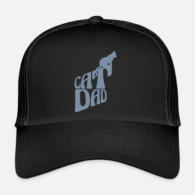 Conception du logo Cat Dad Casquette trucker 