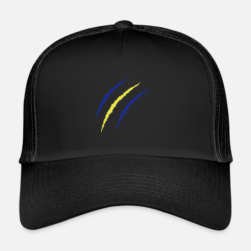 griffes suède - Casquette trucker  - noir/noir