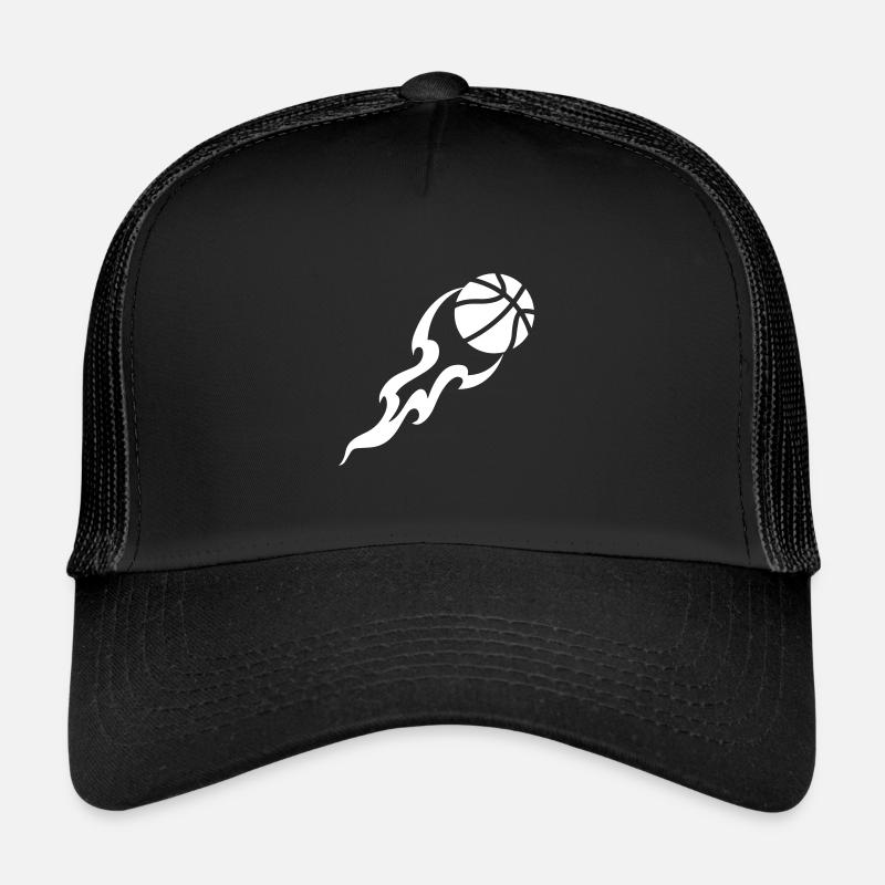 Flamme de basket-ball Casquette trucker 