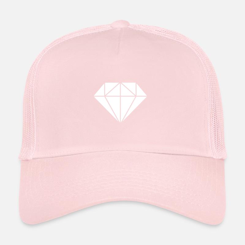 Diamond in white Trucker Cap