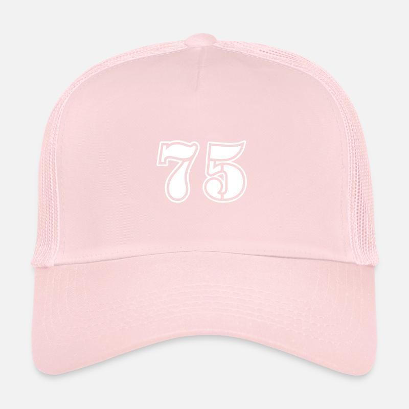 Symbole numérique 75 Casquette trucker 