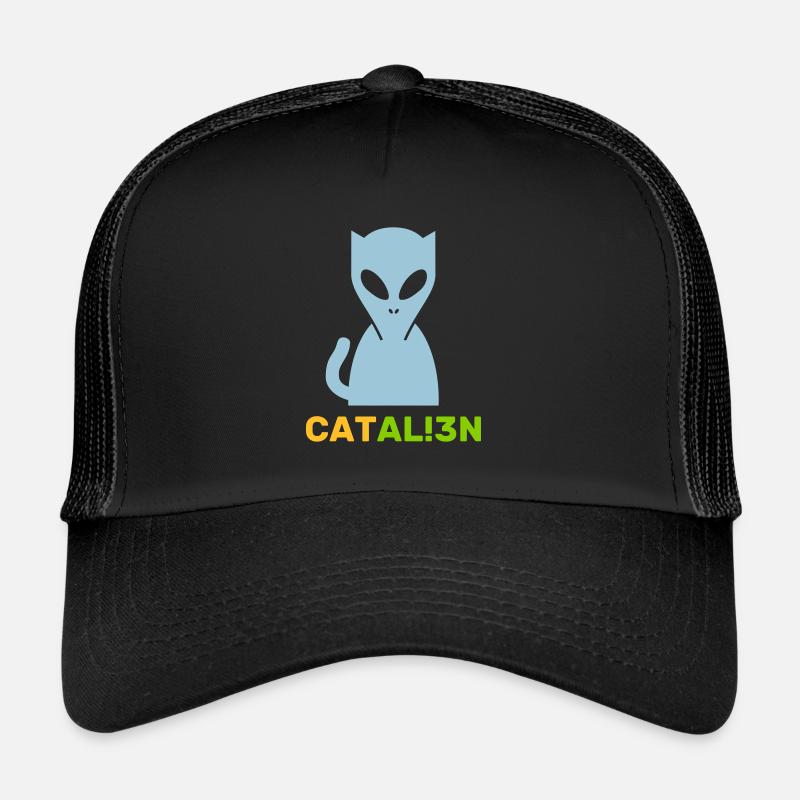 Cat - Trucker Cap - black/black