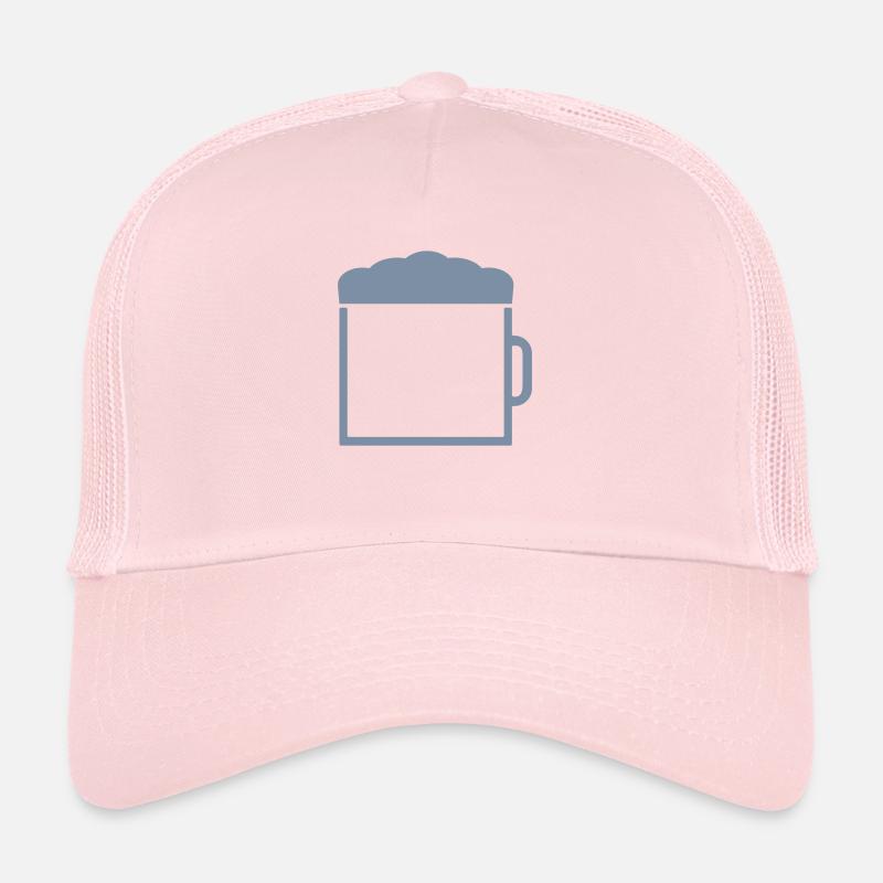 Cadre de texte pichet en verre à bière Casquette trucker 
