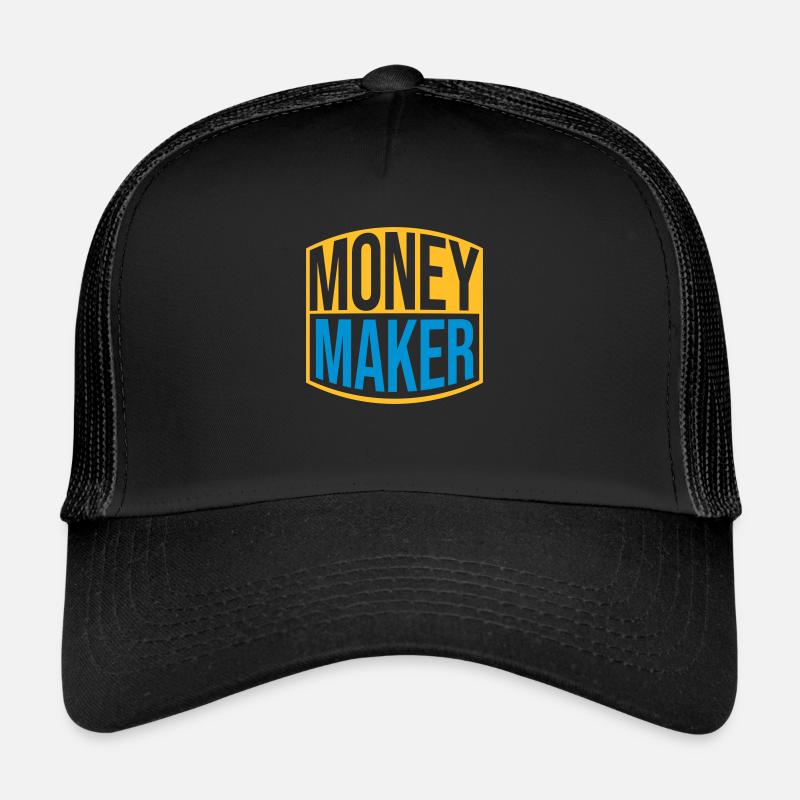 Erfolgreich Money Maker Logo Trucker Cap