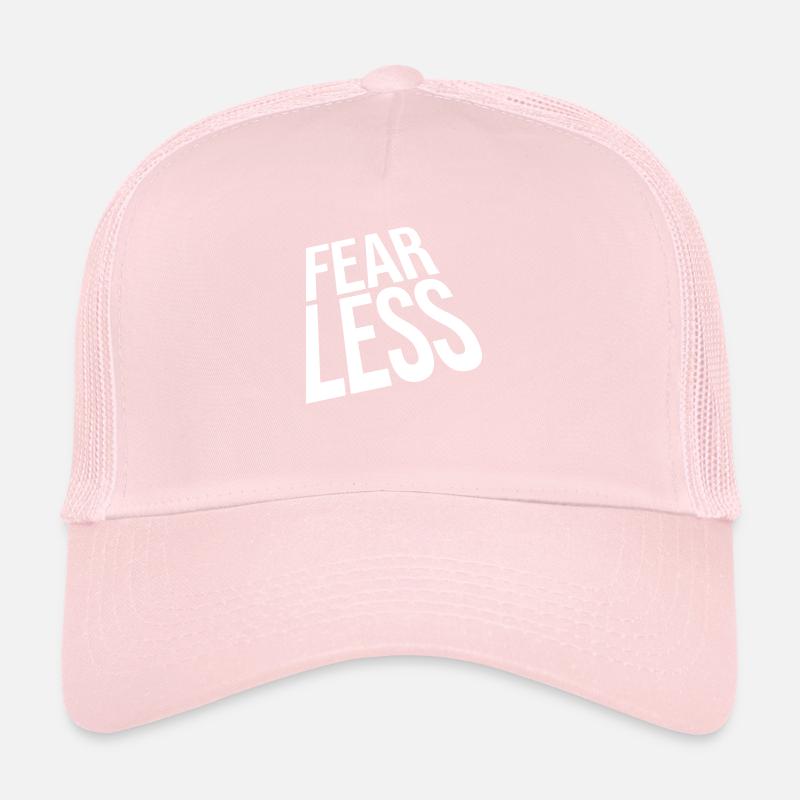 fearless Text Zitat Design Trucker Cap