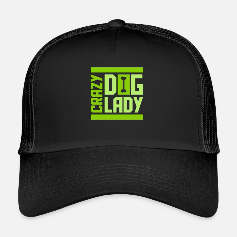 crazy dog lady Zitat Trucker Cap