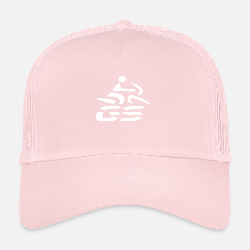 Logo GS pilote n°4 | Blanc Casquette trucker 
