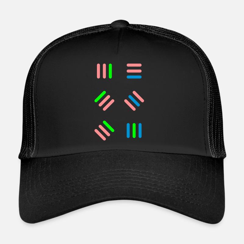 Dadadia - Casquette trucker  - noir/noir