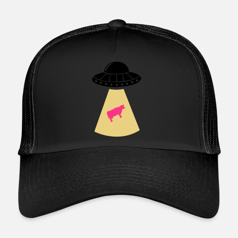 UFO Cow - Trucker Cap - black/black