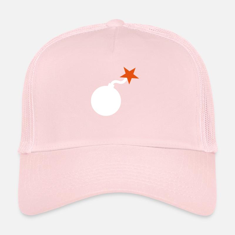 Bomb dynamite star icon shape icon Trucker Cap