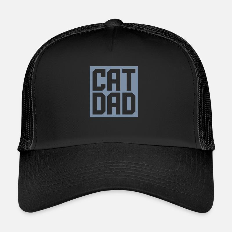 Design Schild Cat Dad Trucker Cap