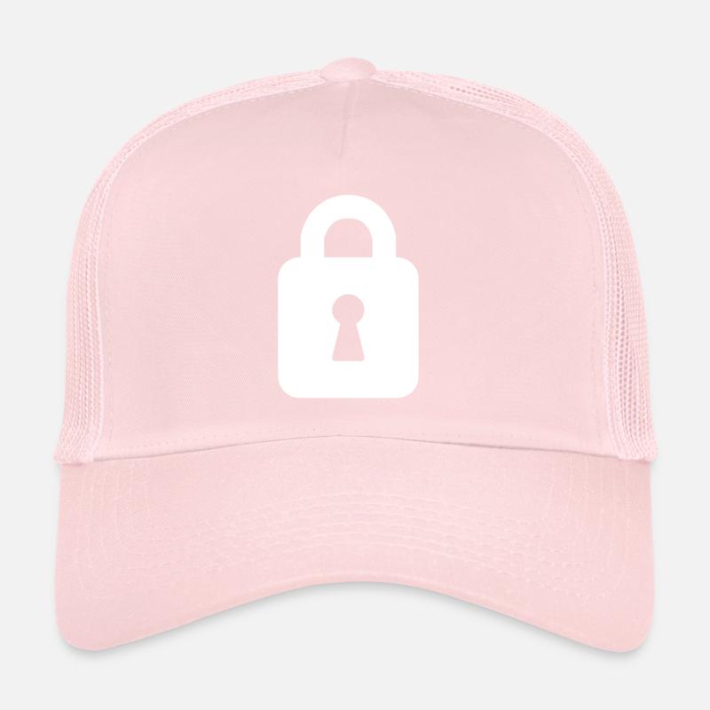 serrure Casquette trucker 