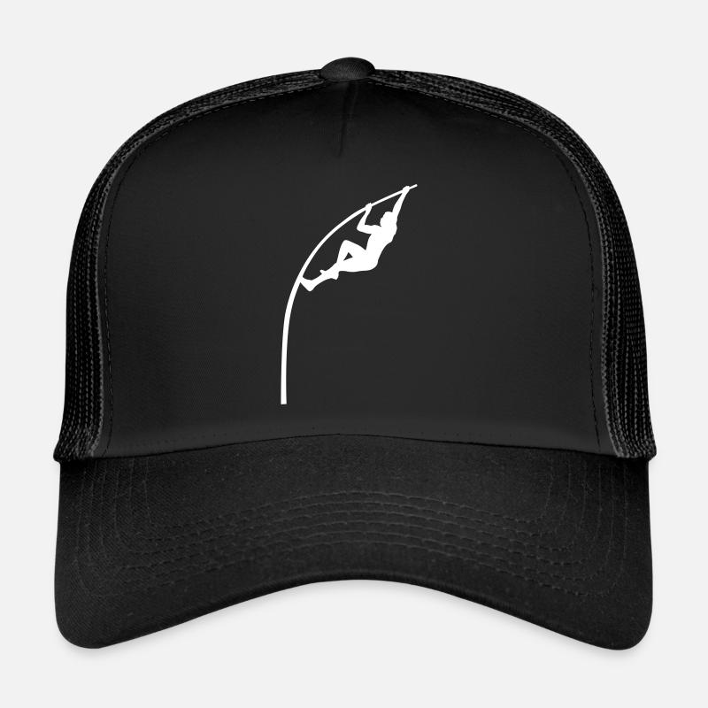 pole vault - Trucker Cap - black/black