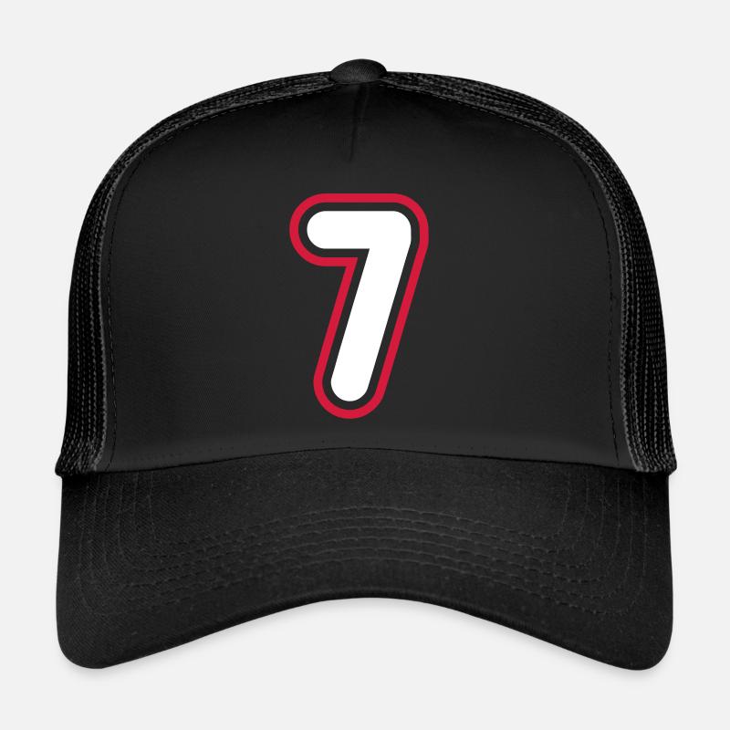 7 Numéro de numéro Casquette trucker 