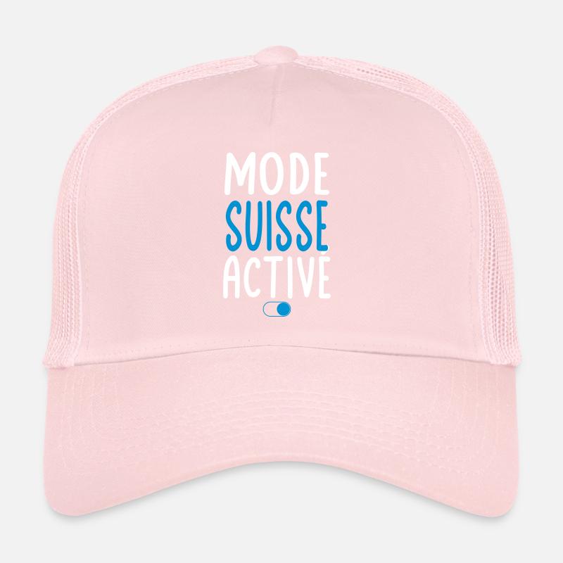 Mode Suisse Activé - Idée Cadeau Casquette trucker 